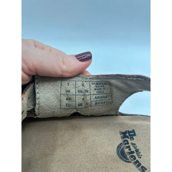 Dr. Martens VTG Y2K 90s Brown Leather Chunky Fisherman Sandals Womens US 9 - Picture 10 of 10